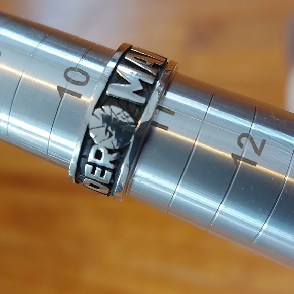 925 Sterling silver vintage Spider-Man Ring sz 10.5 spiderman - Picture 6 of 6